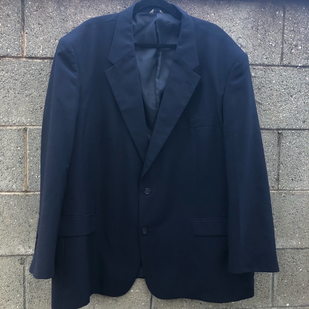 George Foreman Confort Zone Navy Blazer Jacket 58R